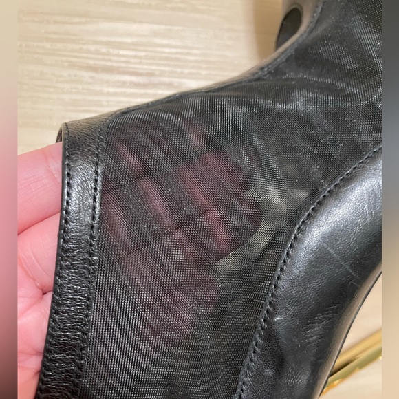 Sam Edelman SEXY stiletto booties with gold heels - Picture 12 of 13